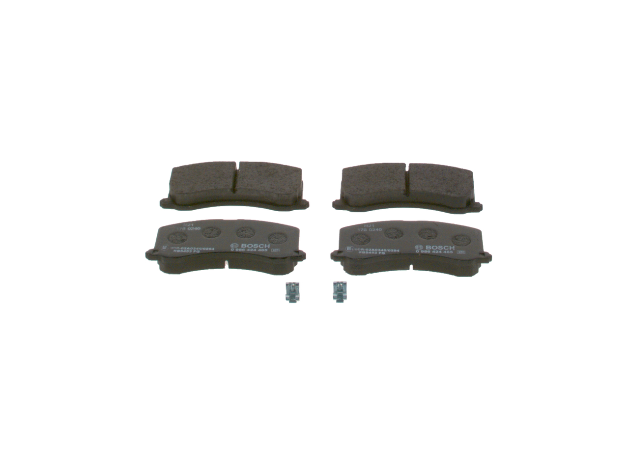 Brake Pad Set, disc brake - 0 986 424 465 BOSCH