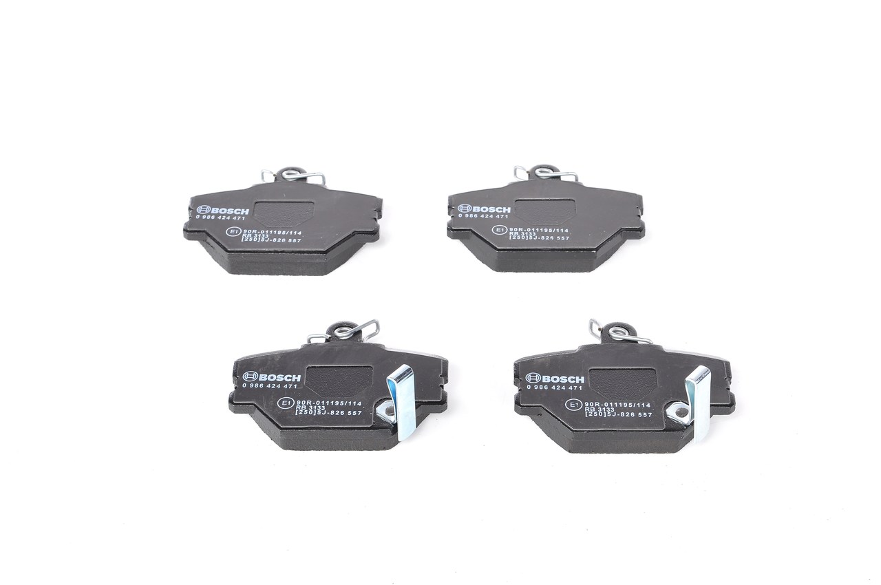 Brake Pad Set, disc brake - 0 986 424 471 BOSCH