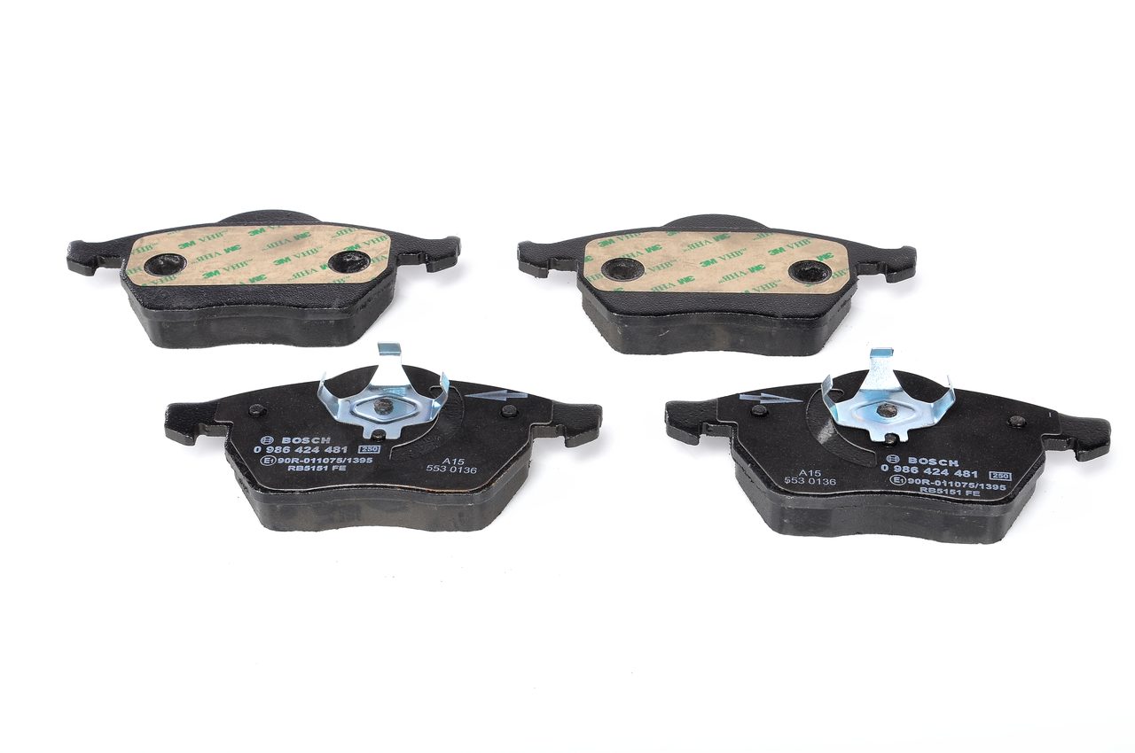 Brake Pad Set, disc brake - 0 986 424 481 BOSCH