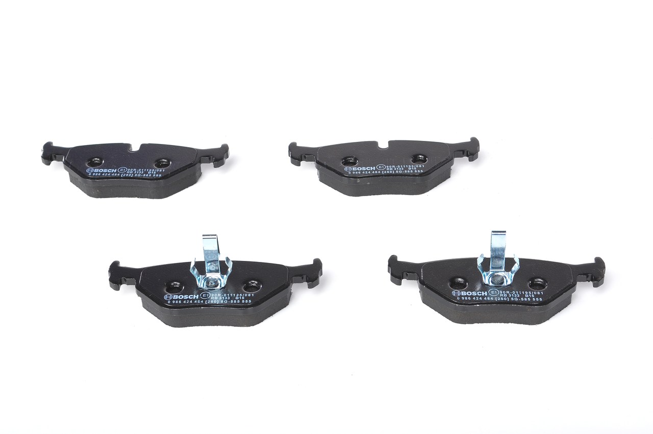 Brake Pad Set, disc brake - 0 986 424 484 BOSCH