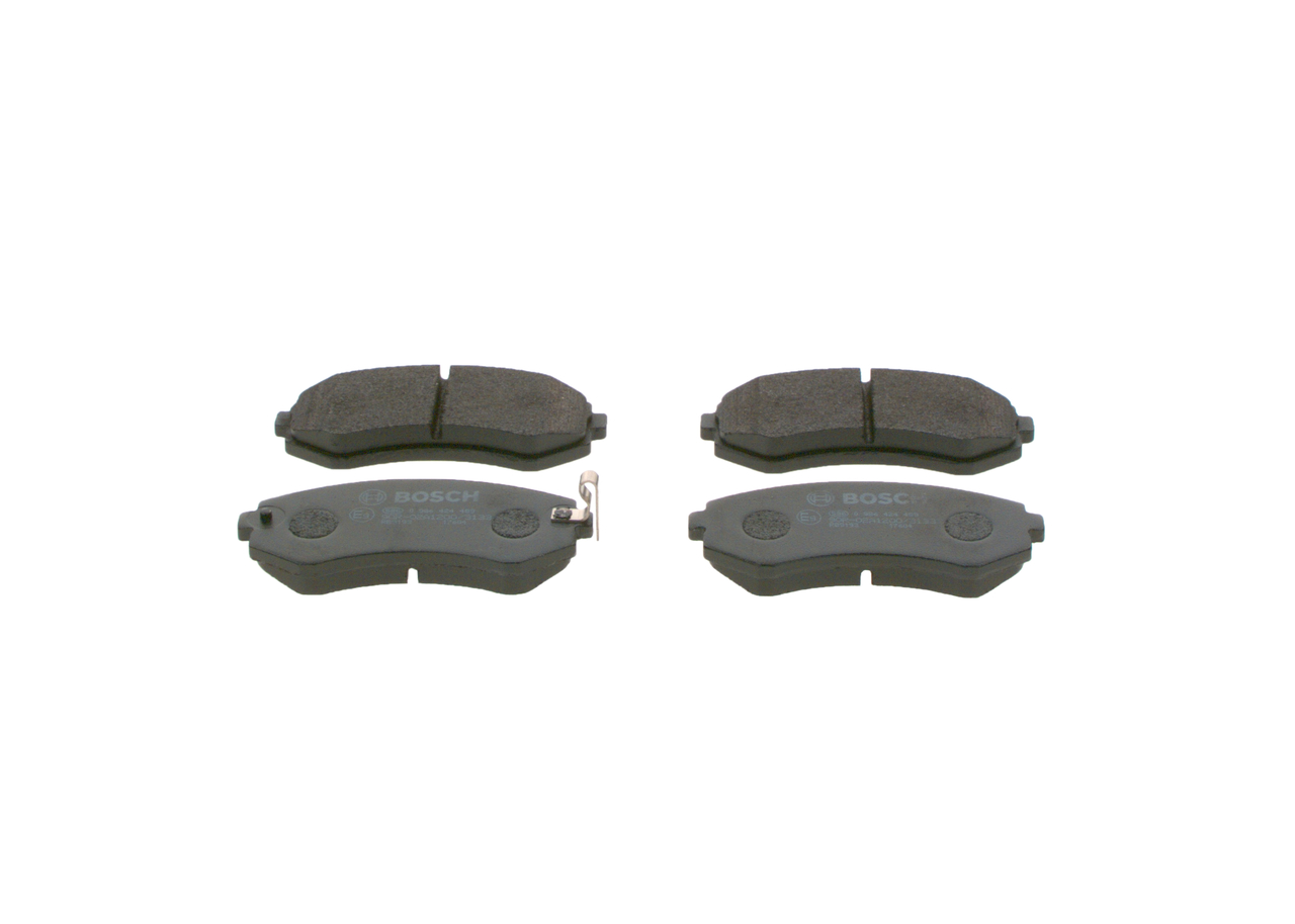 Brake Pad Set, disc brake - 0 986 424 489 BOSCH