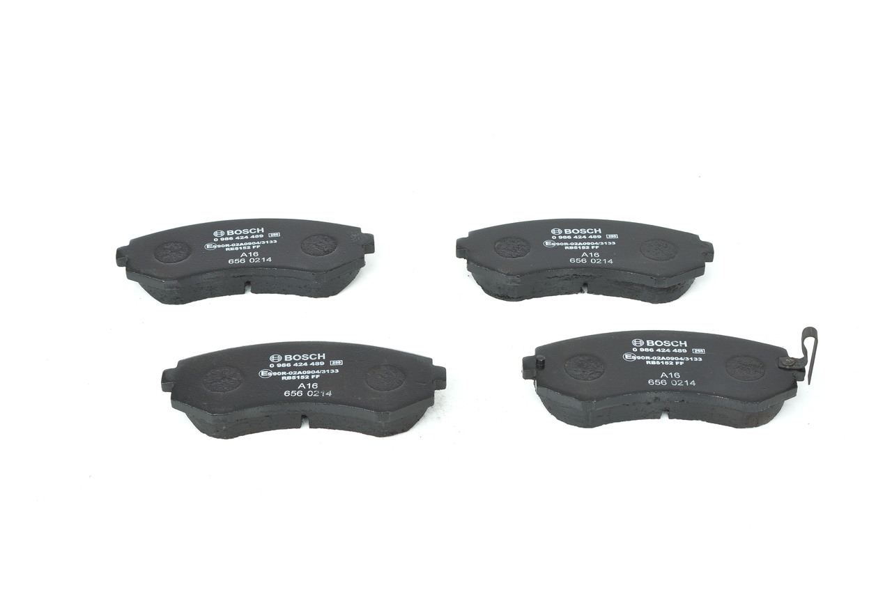 Brake Pad Set, disc brake - 0 986 424 489 BOSCH
