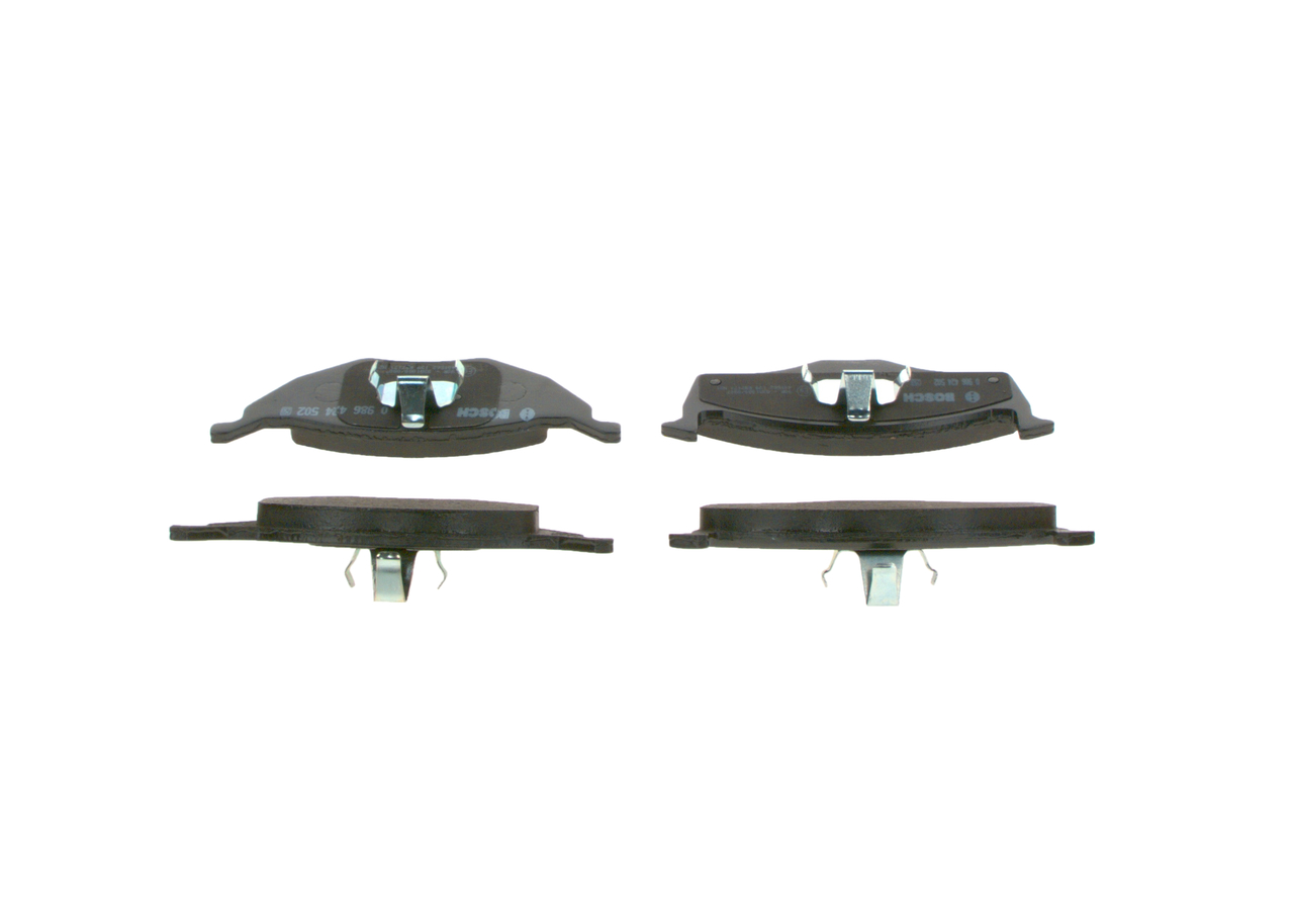 Brake Pad Set, disc brake - 0 986 424 502 BOSCH