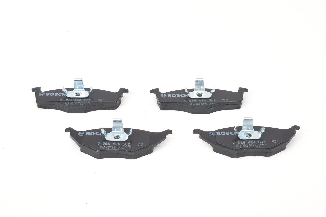 Brake Pad Set, disc brake - 0 986 424 502 BOSCH