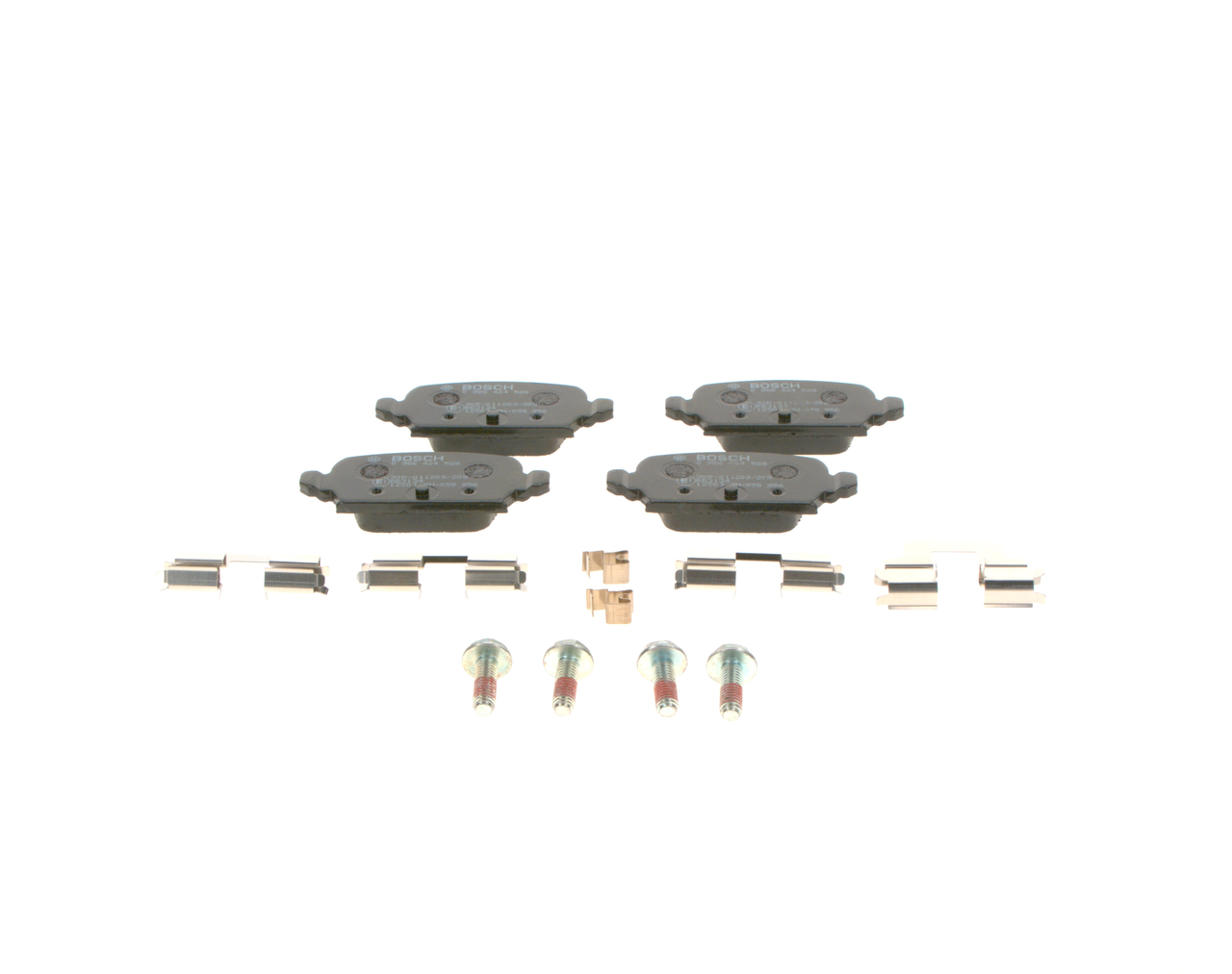 Brake Pad Set, disc brake - 0 986 424 528 BOSCH