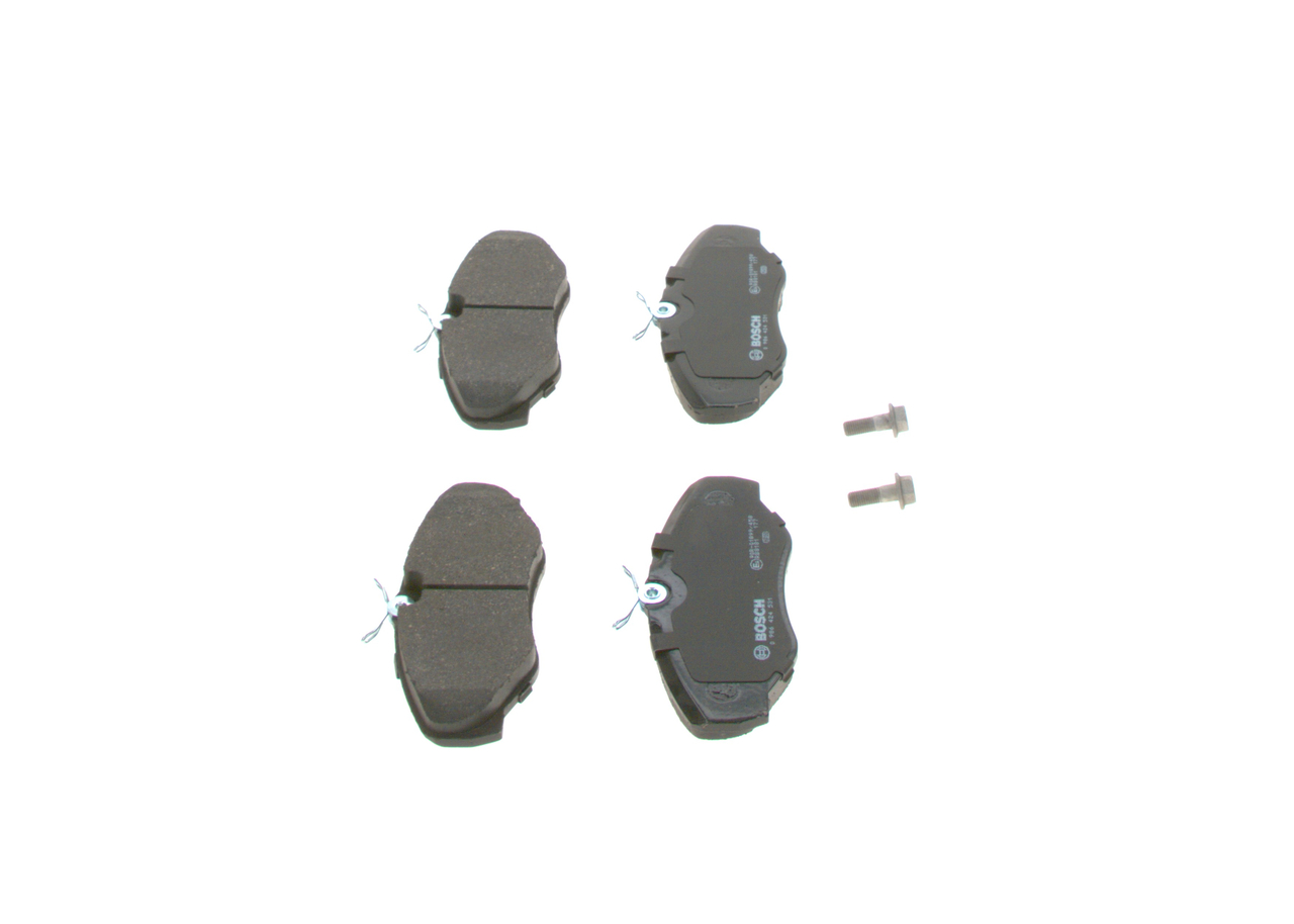 Brake Pad Set, disc brake - 0 986 424 531 BOSCH
