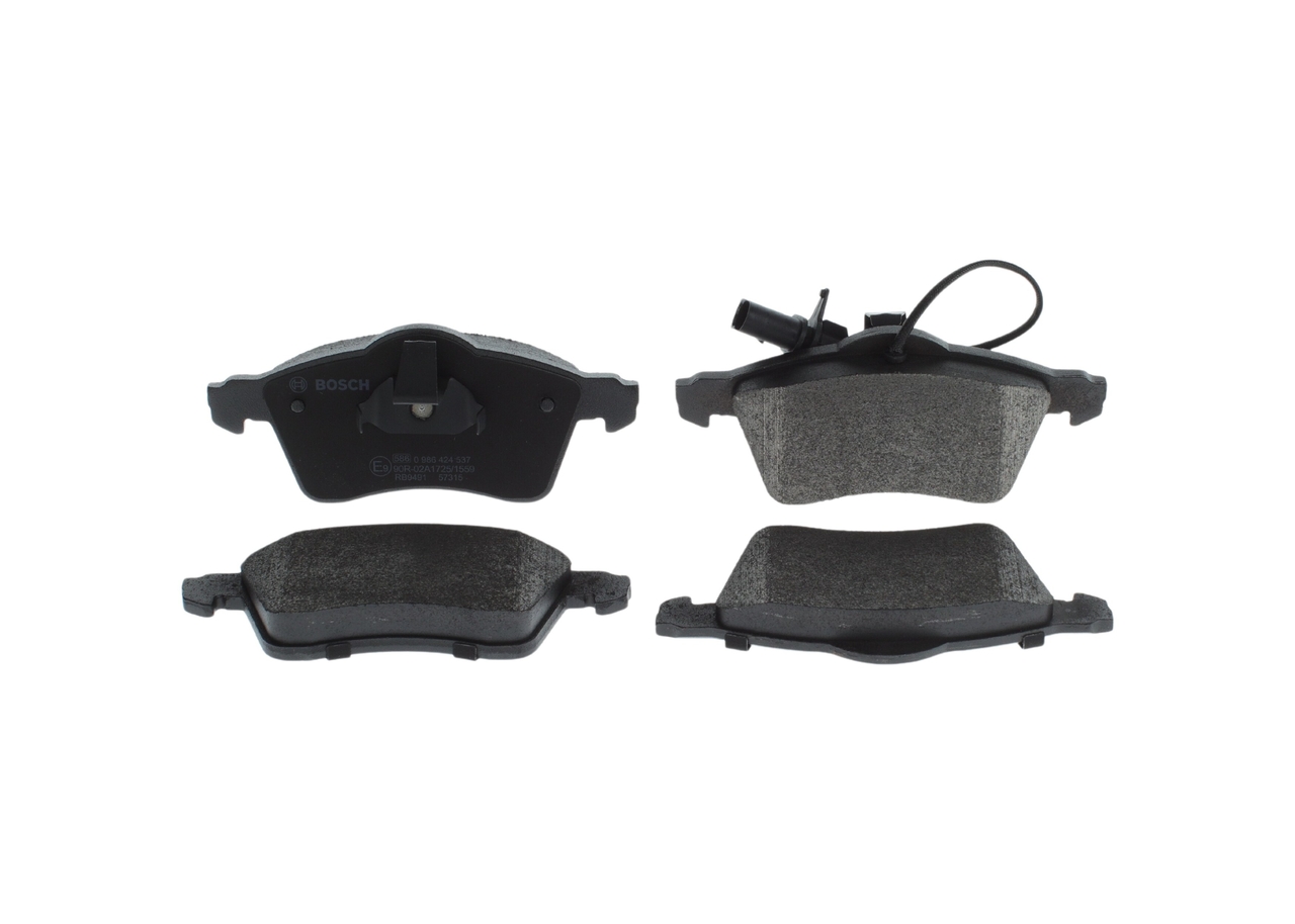 Комплект тормозных колодок, дисковый тормоз - 0 986 424 537 BOSCH