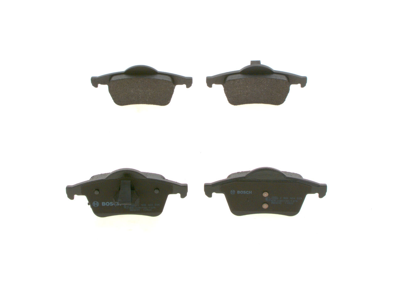 Комплект тормозных колодок, дисковый тормоз - 0 986 424 539 BOSCH
