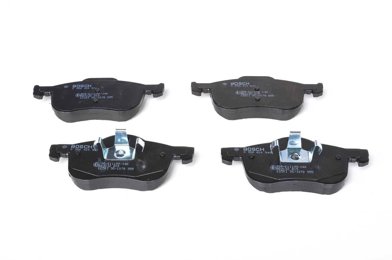 Brake Pad Set, disc brake - 0 986 424 540 BOSCH