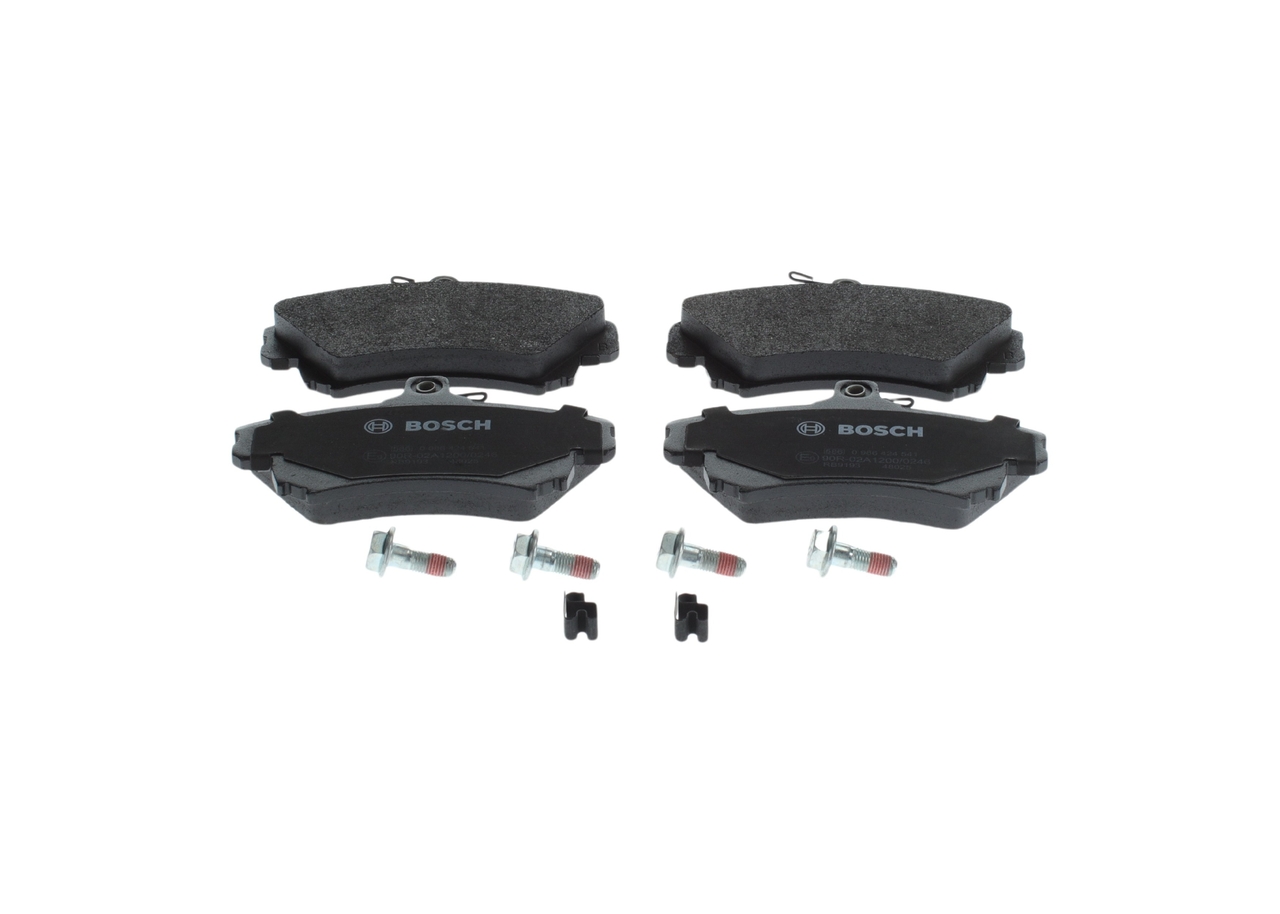 Brake Pad Set, disc brake - 0 986 424 541 BOSCH