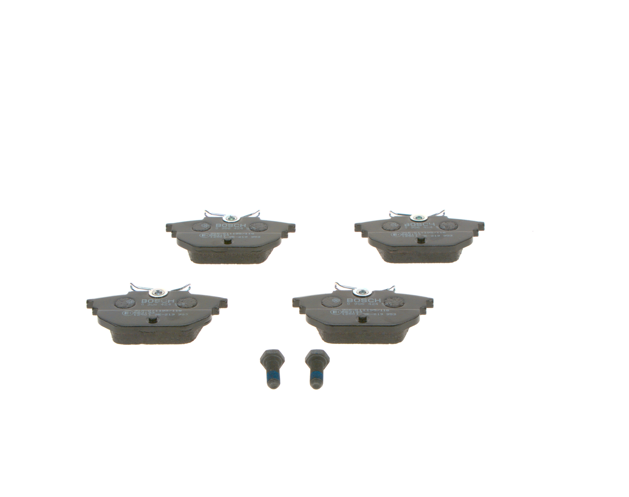 Brake Pad Set, disc brake - 0 986 424 545 BOSCH