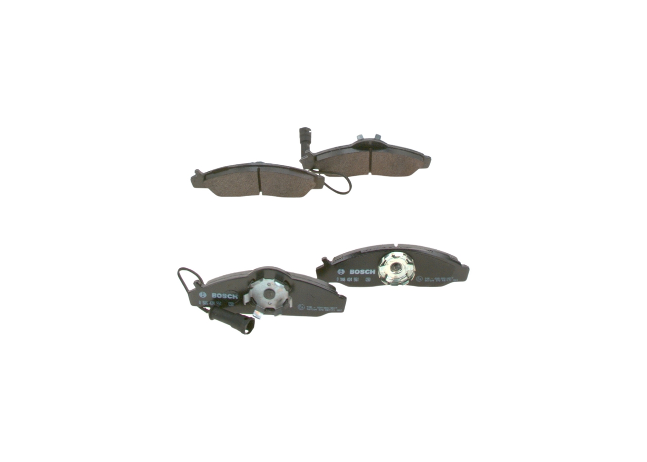 Brake Pad Set, disc brake - 0 986 424 551 BOSCH