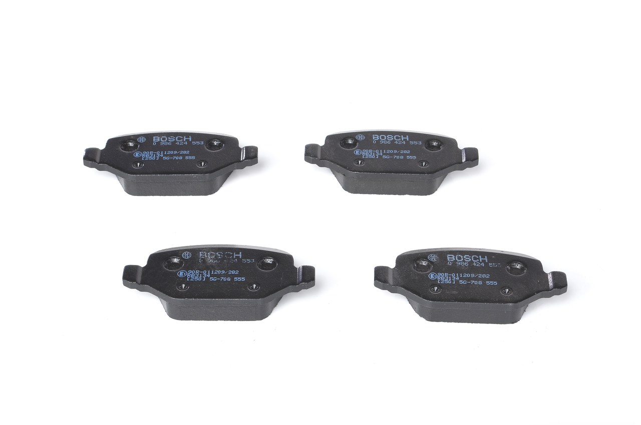 Brake Pad Set, disc brake - 0 986 424 553 BOSCH