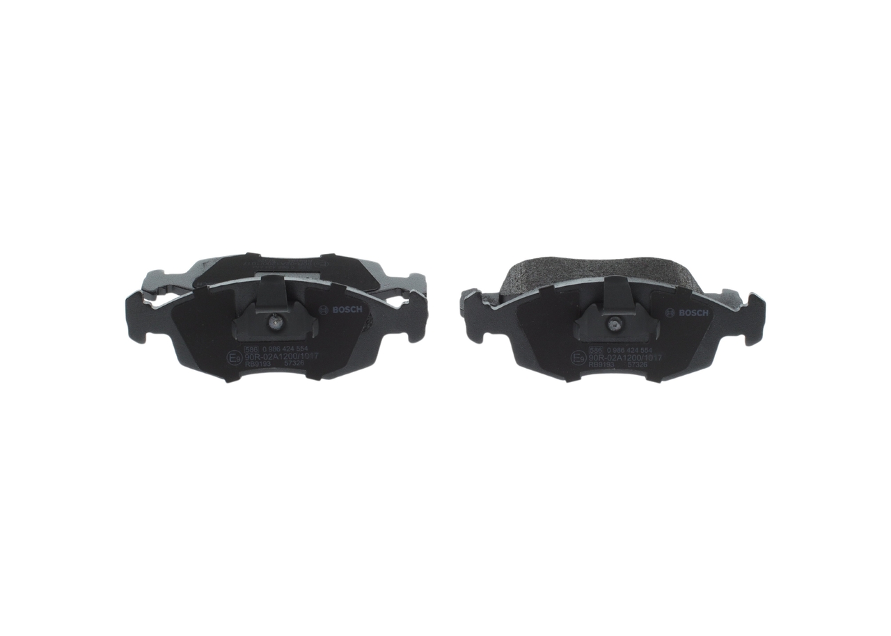 Brake Pad Set, disc brake - 0 986 424 554 BOSCH