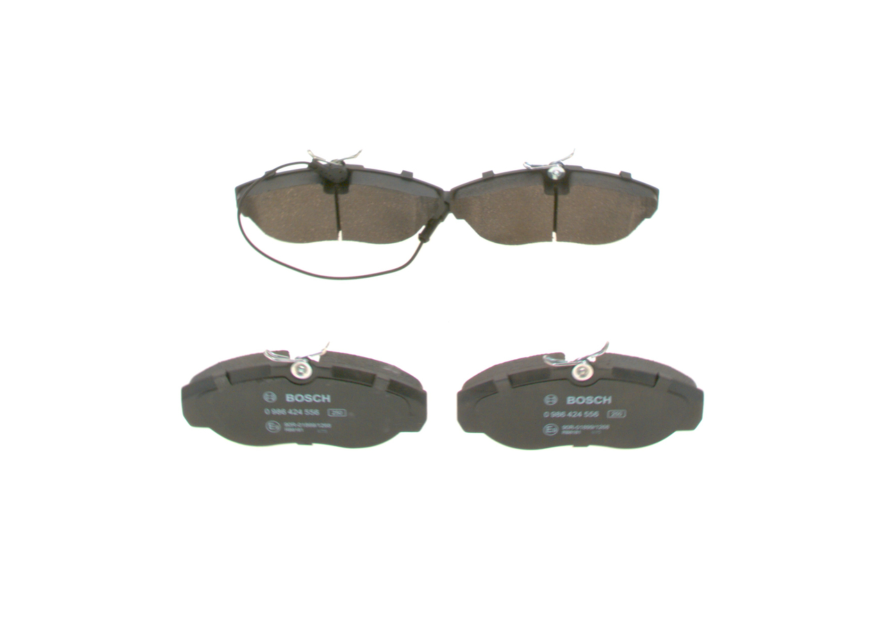 Brake Pad Set, disc brake - 0 986 424 556 BOSCH