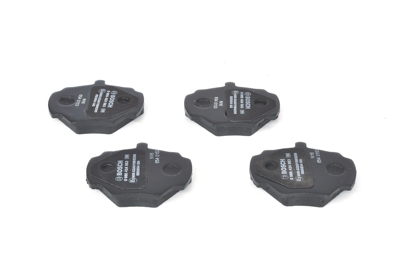 Brake Pad Set, disc brake - 0 986 424 563 BOSCH