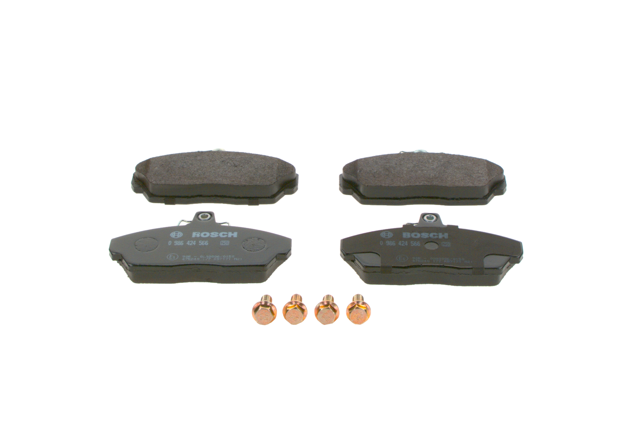 Комплект тормозных колодок, дисковый тормоз - 0 986 424 566 BOSCH
