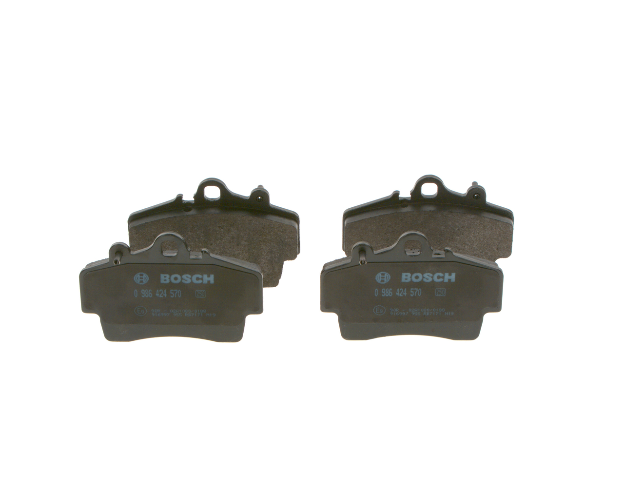 Brake Pad Set, disc brake - 0 986 424 570 BOSCH