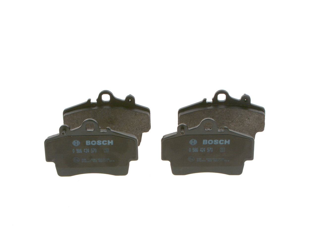 Brake Pad Set, disc brake - 0 986 424 570 BOSCH