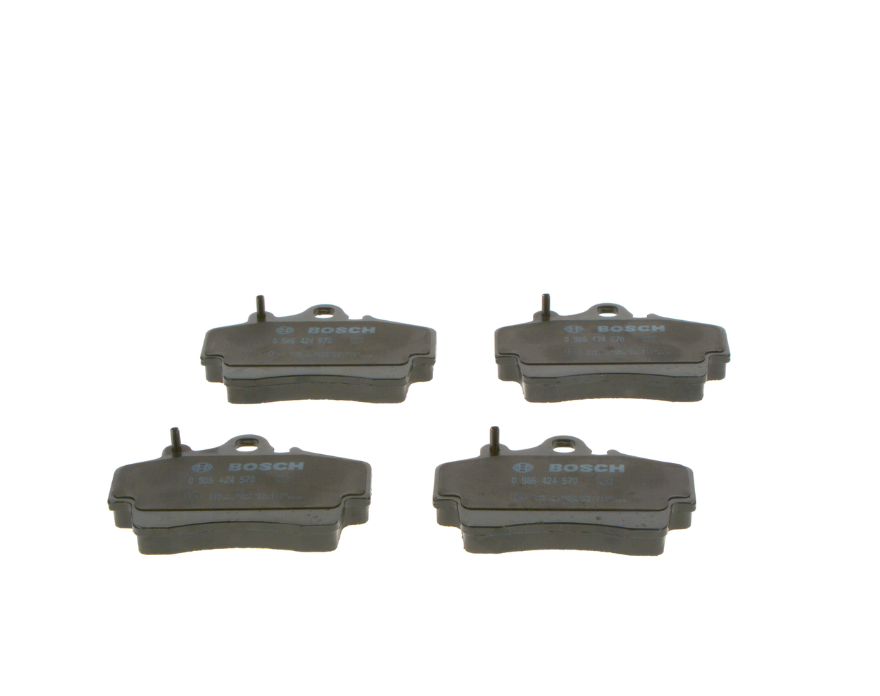 Brake Pad Set, disc brake - 0 986 424 570 BOSCH