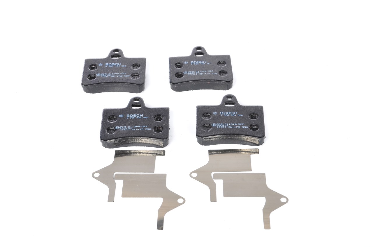Brake Pad Set, disc brake - 0 986 424 580 BOSCH