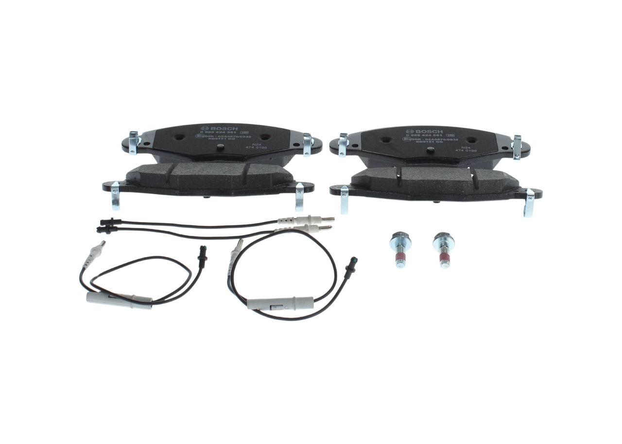 Brake Pad Set, disc brake - 0 986 424 581 BOSCH