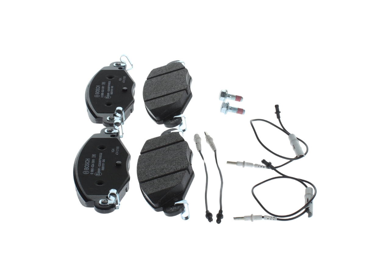 Brake Pad Set, disc brake - 0 986 424 581 BOSCH
