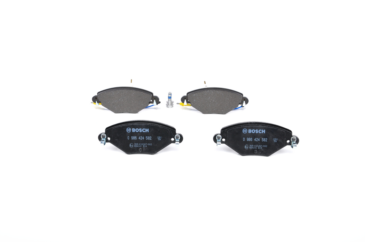 Brake Pad Set, disc brake - 0 986 424 582 BOSCH
