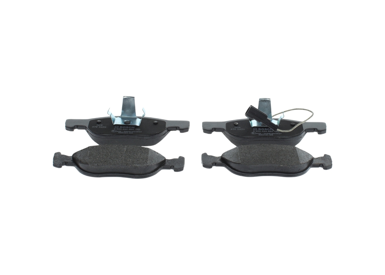 Brake Pad Set, disc brake - 0 986 424 593 BOSCH