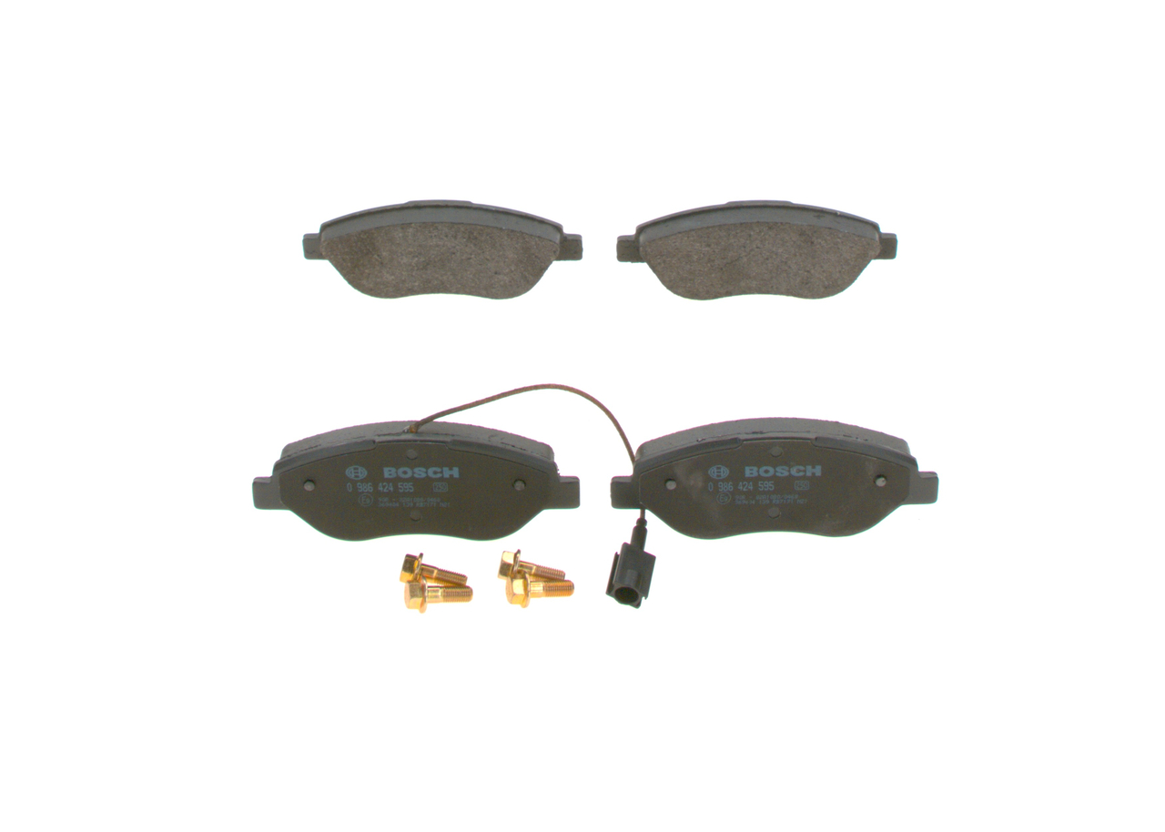 Kit pastiglie freno, Freno a disco - 0 986 424 595 BOSCH
