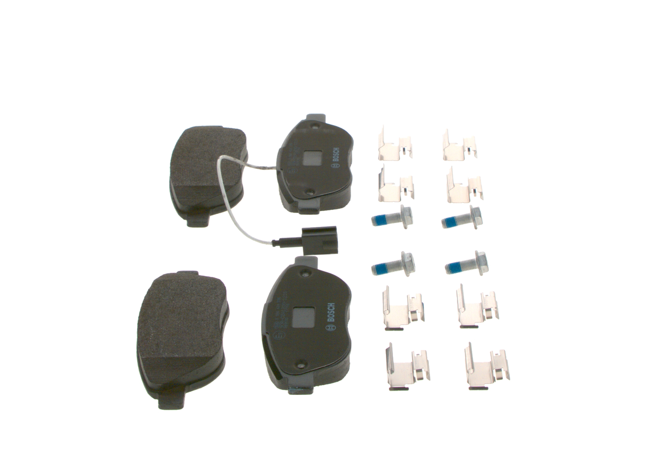 Brake Pad Set, disc brake - 0 986 424 596 BOSCH