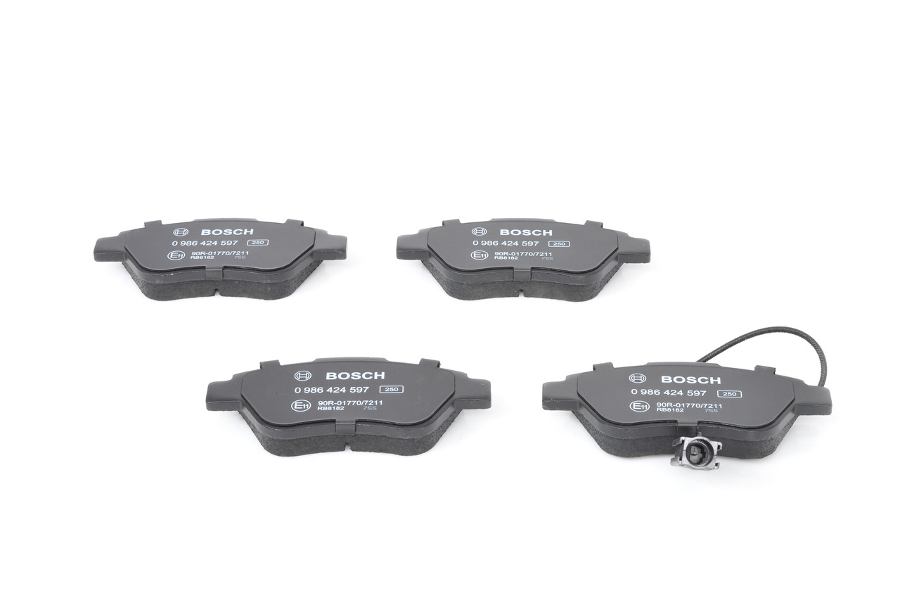 Brake Pad Set, disc brake - 0 986 424 597 BOSCH