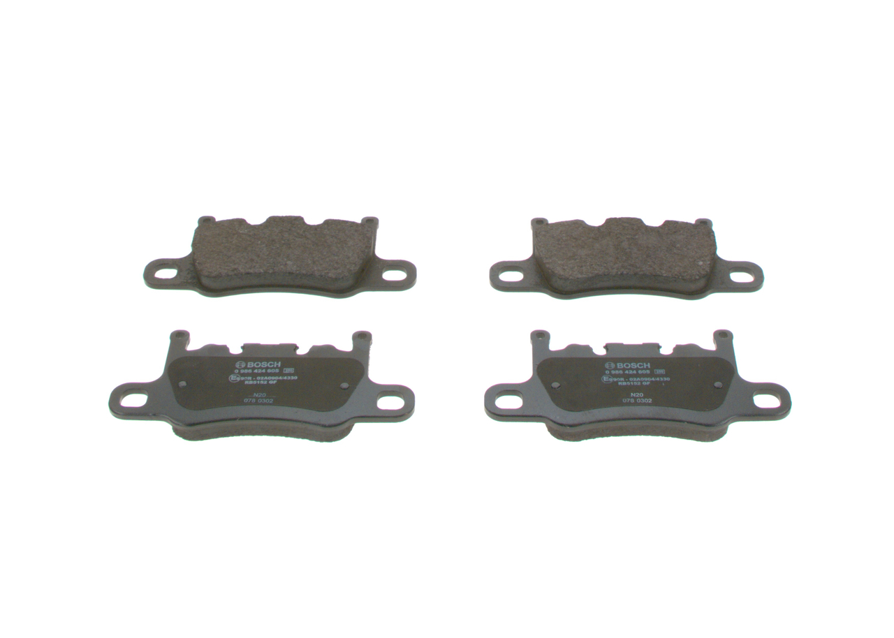 Kit pastiglie freno, Freno a disco - 0 986 424 605 BOSCH