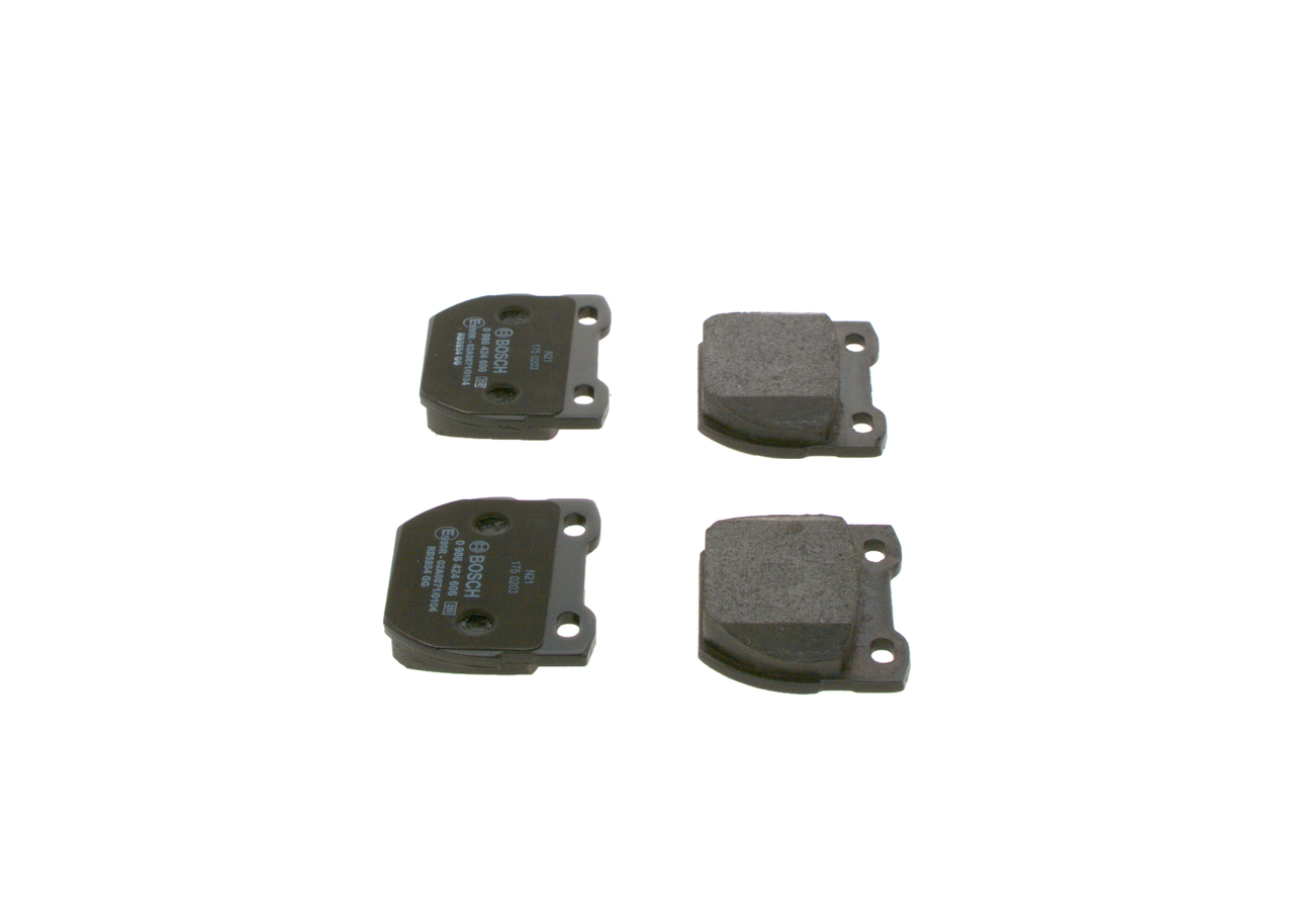 Brake Pad Set, disc brake - 0 986 424 606 BOSCH