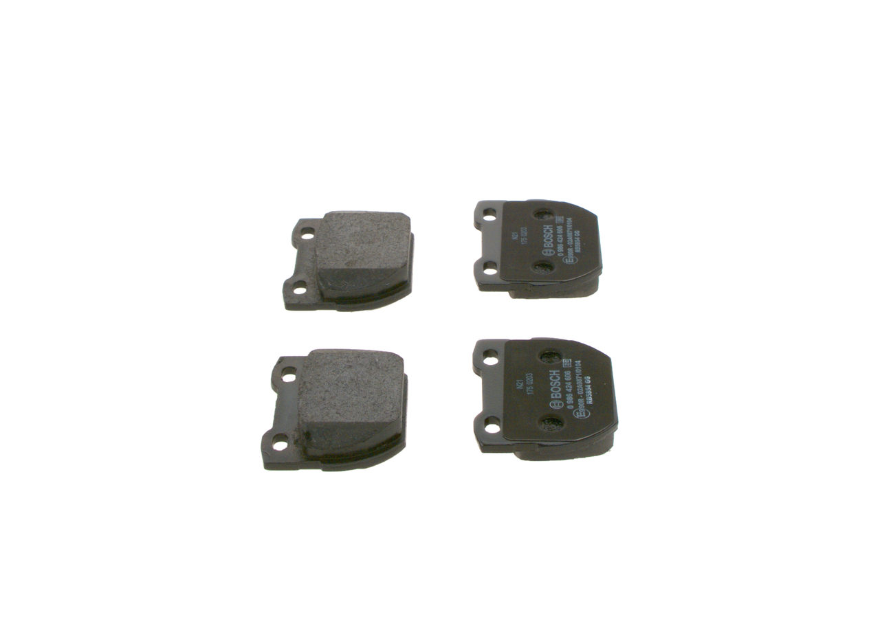 Brake Pad Set, disc brake - 0 986 424 606 BOSCH