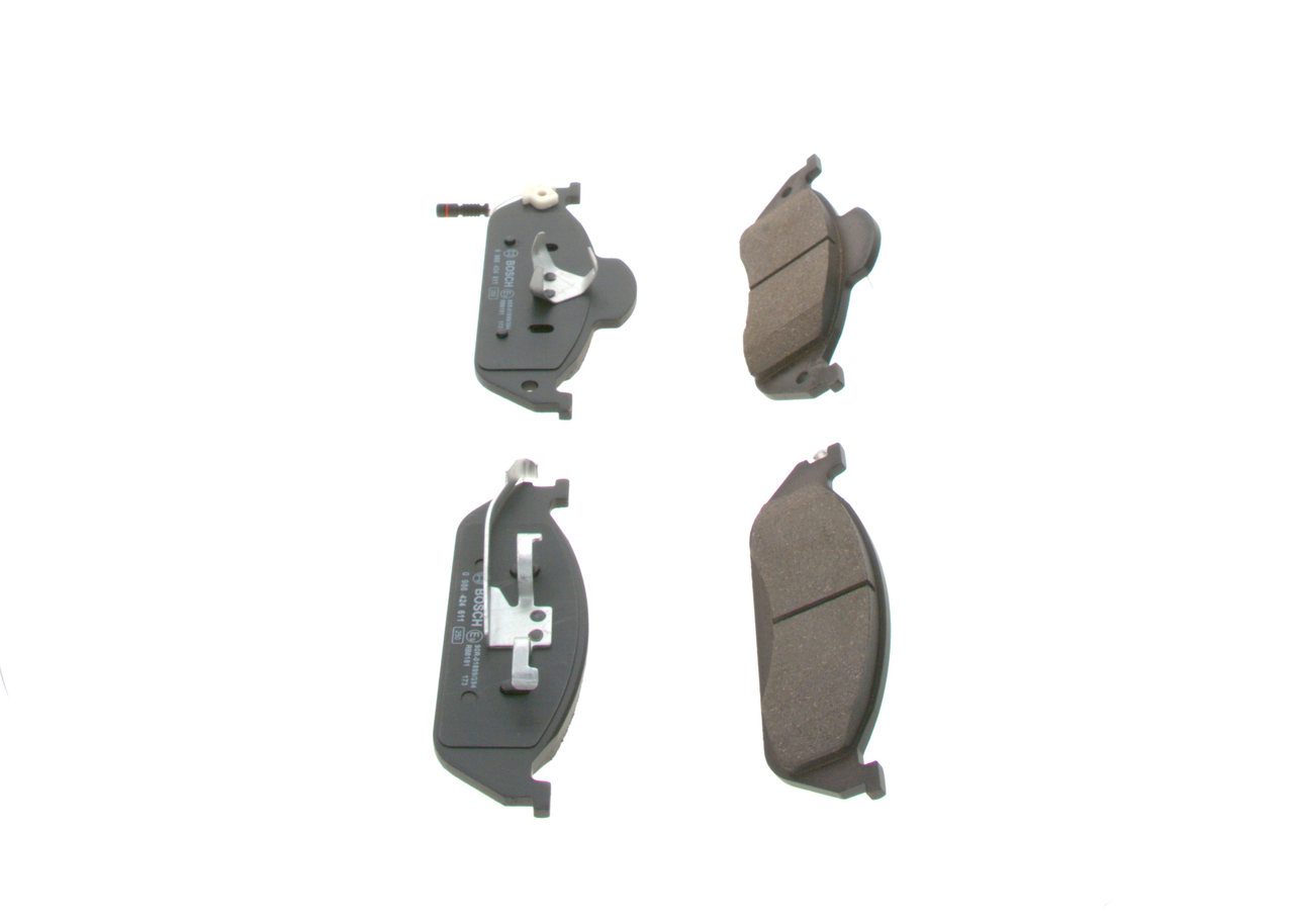 Brake Pad Set, disc brake - 0 986 424 611 BOSCH
