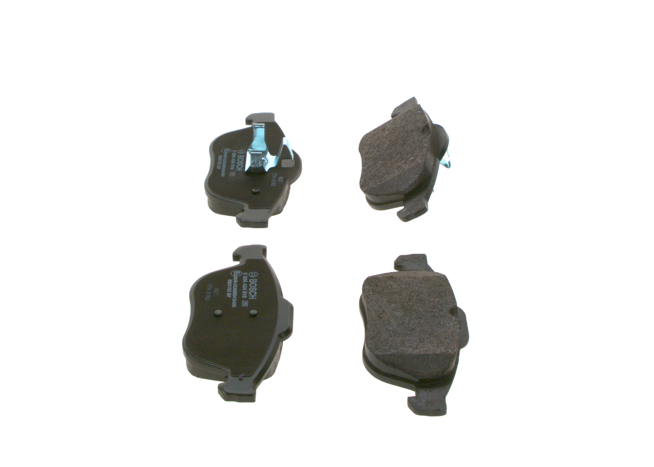 Brake Pad Set, disc brake - 0 986 424 616 BOSCH