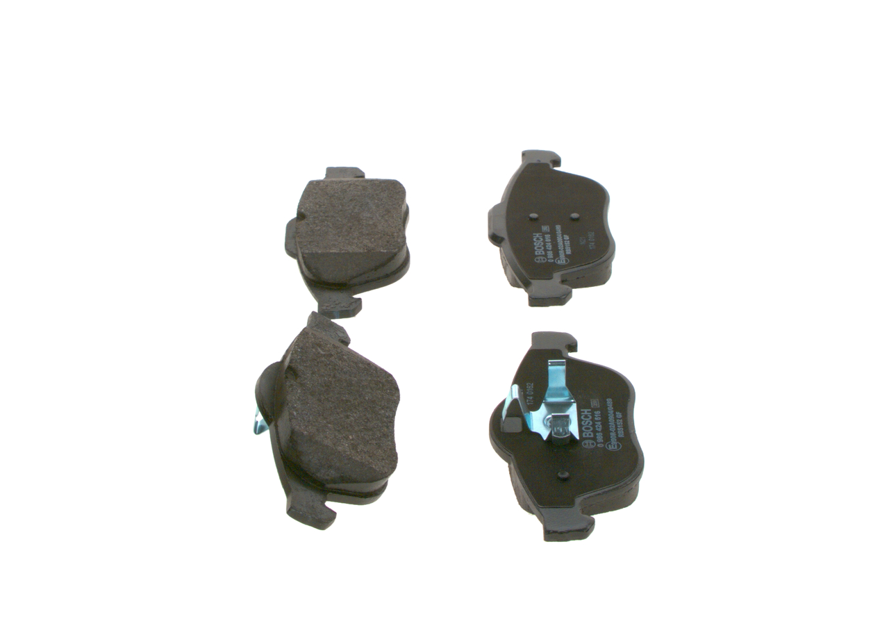 Brake Pad Set, disc brake - 0 986 424 616 BOSCH