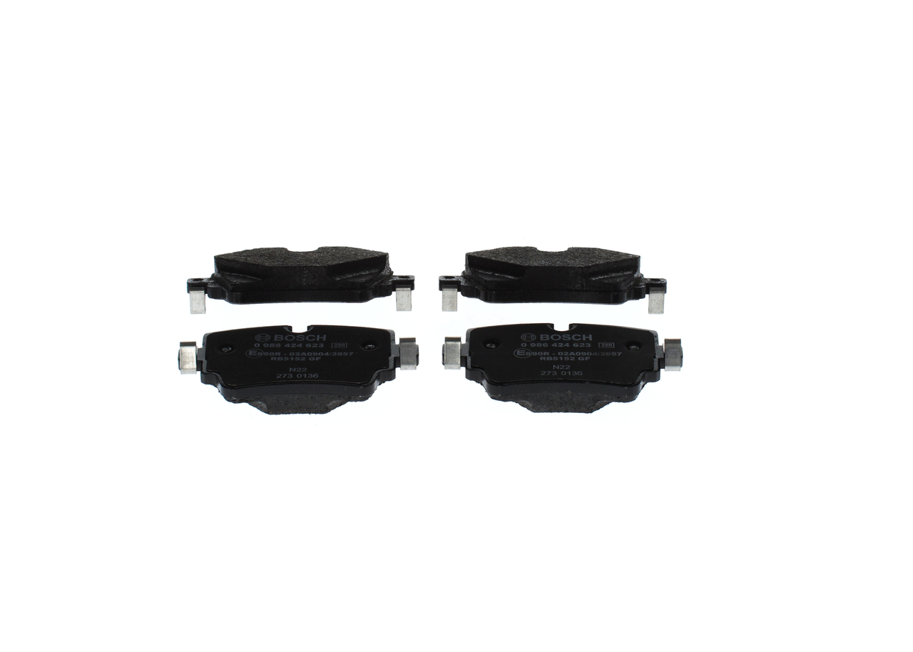 Brake Pad Set, disc brake - 0 986 424 623 BOSCH