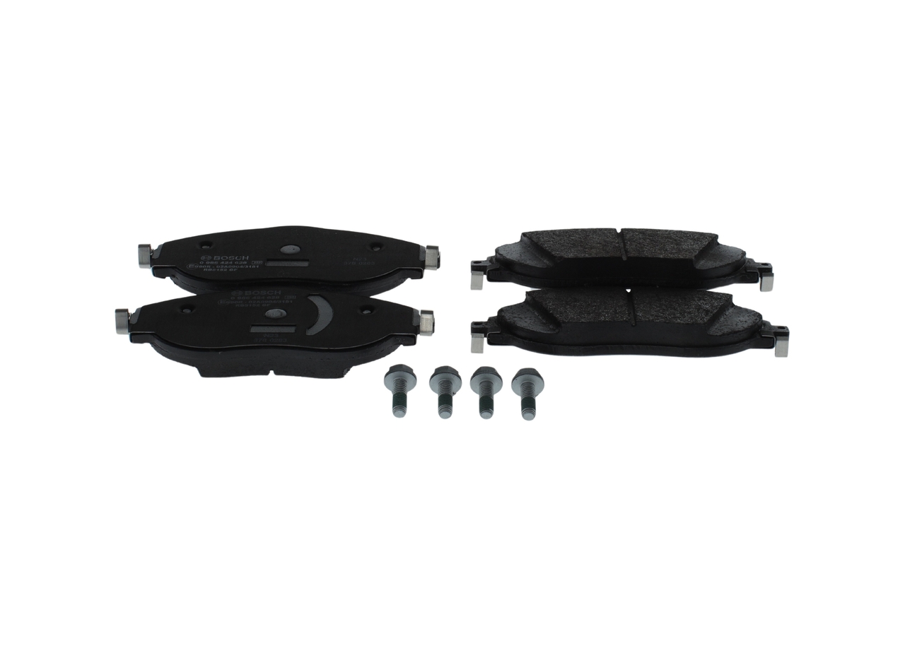 Комплект тормозных колодок, дисковый тормоз - 0 986 424 628 BOSCH