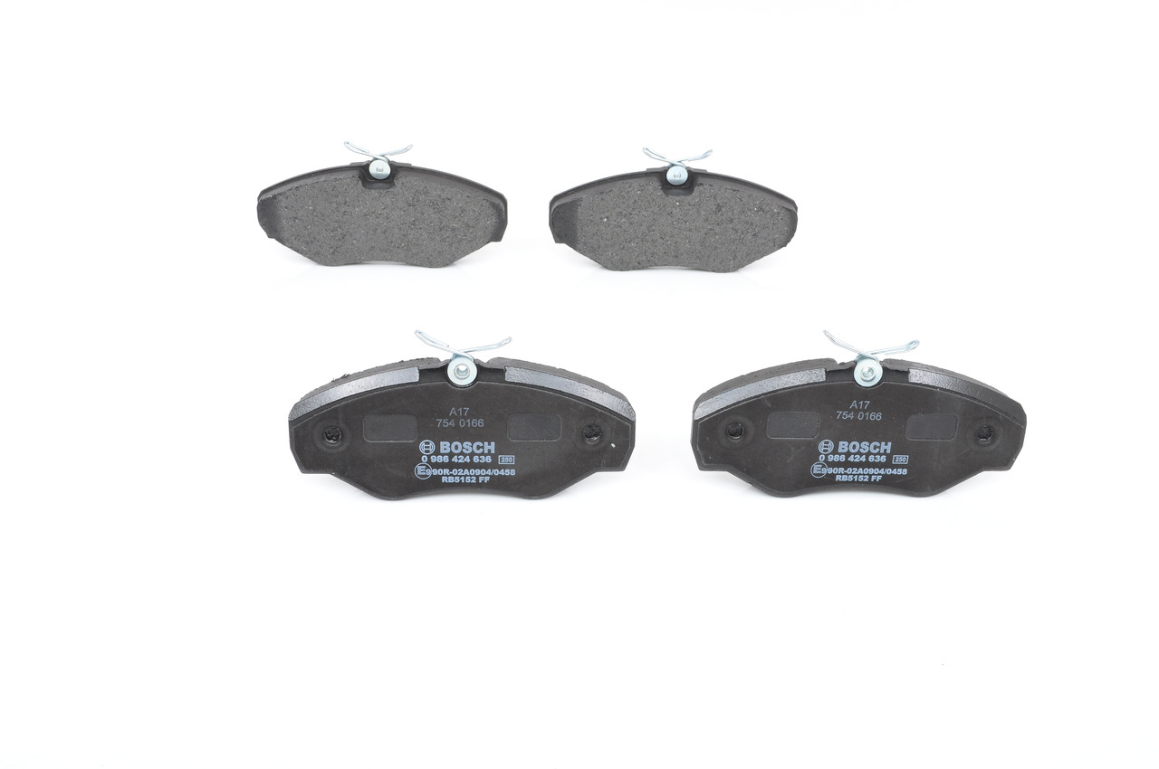 Brake Pad Set, disc brake - 0 986 424 636 BOSCH