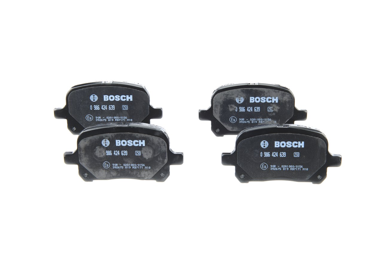Kit pastiglie freno, Freno a disco - 0 986 424 639 BOSCH