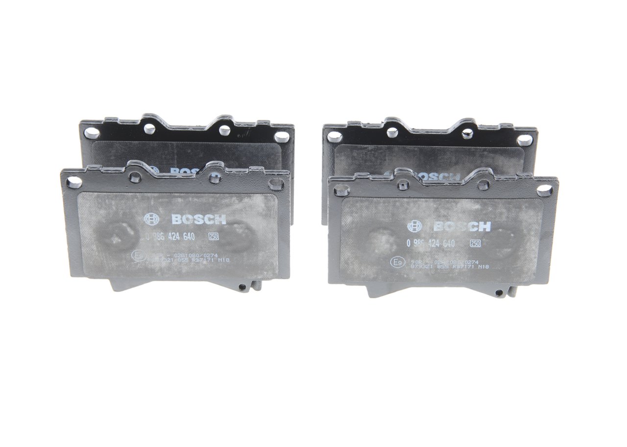 Brake Pad Set, disc brake - 0 986 424 640 BOSCH