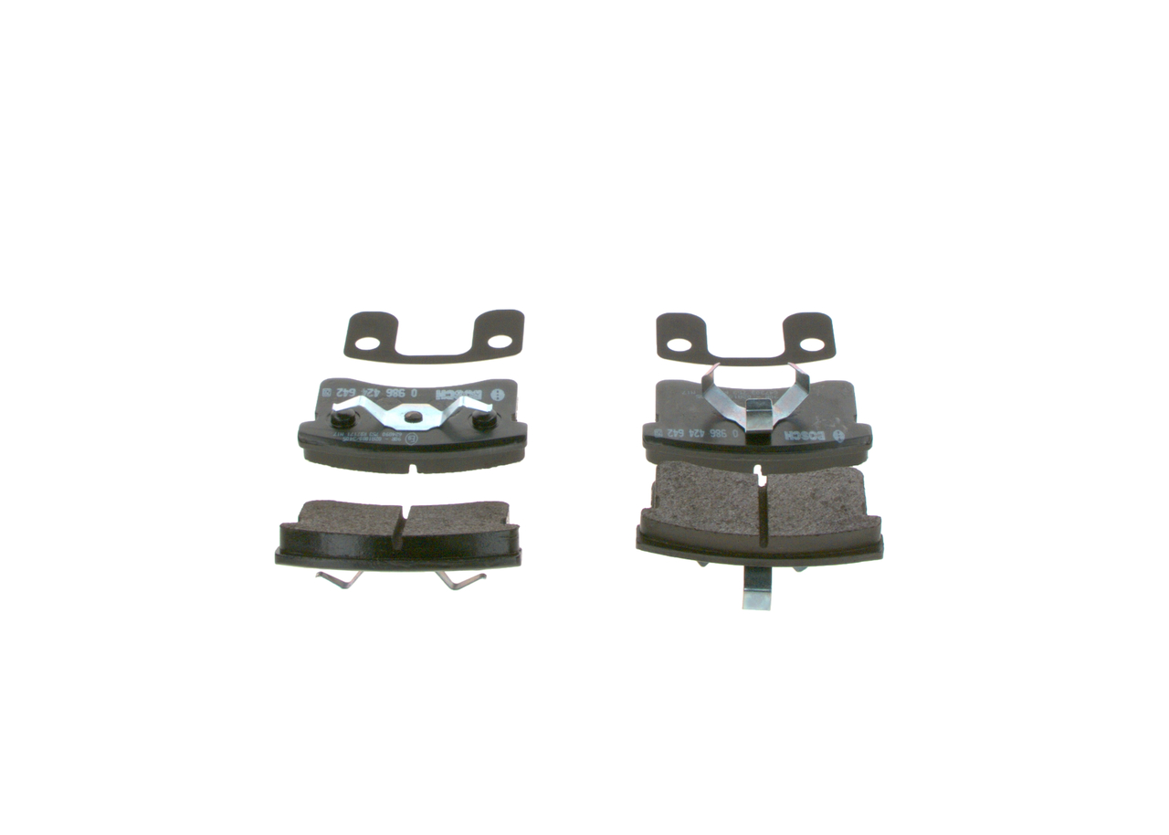 Brake Pad Set, disc brake - 0 986 424 642 BOSCH