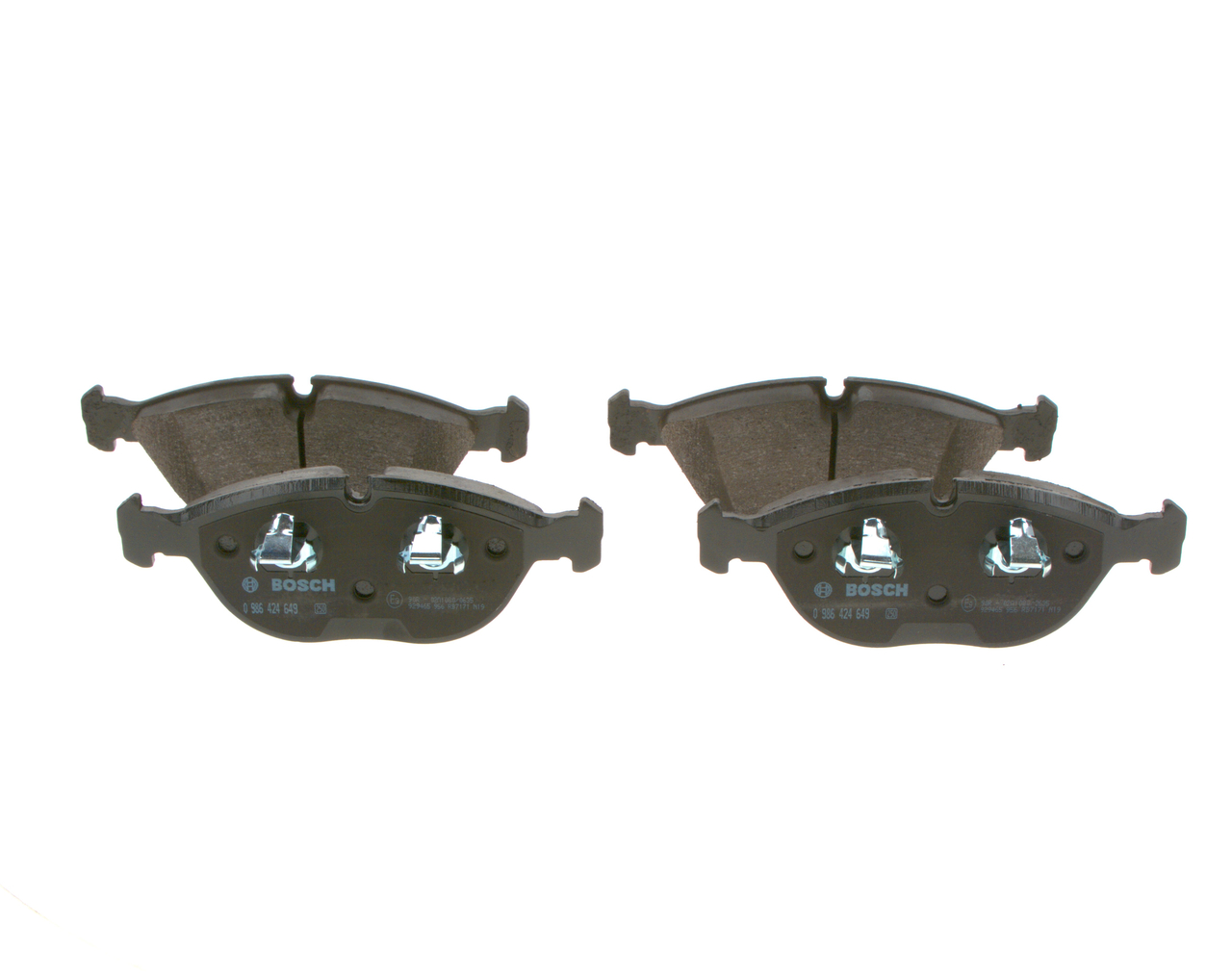 Brake Pad Set, disc brake - 0 986 424 649 BOSCH