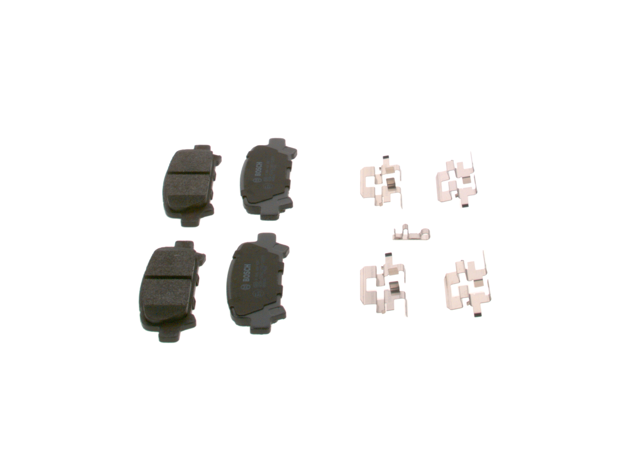 Brake Pad Set, disc brake - 0 986 424 650 BOSCH
