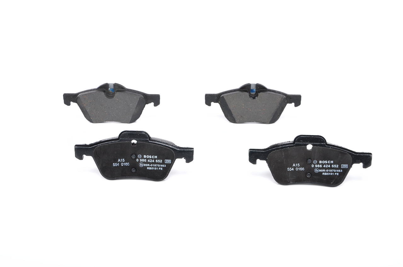 Brake Pad Set, disc brake - 0 986 424 652 BOSCH