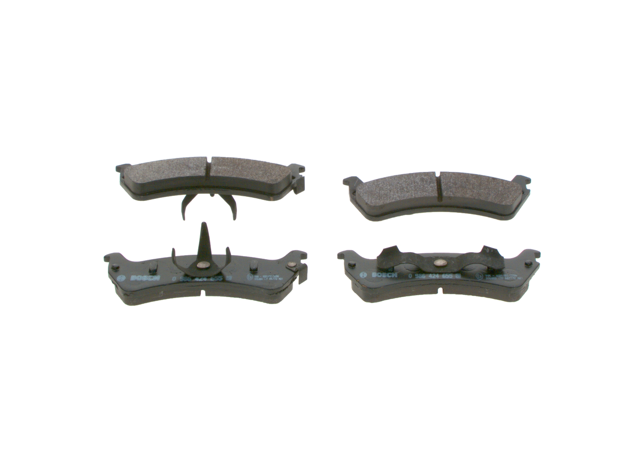 Комплект тормозных колодок, дисковый тормоз - 0 986 424 655 BOSCH