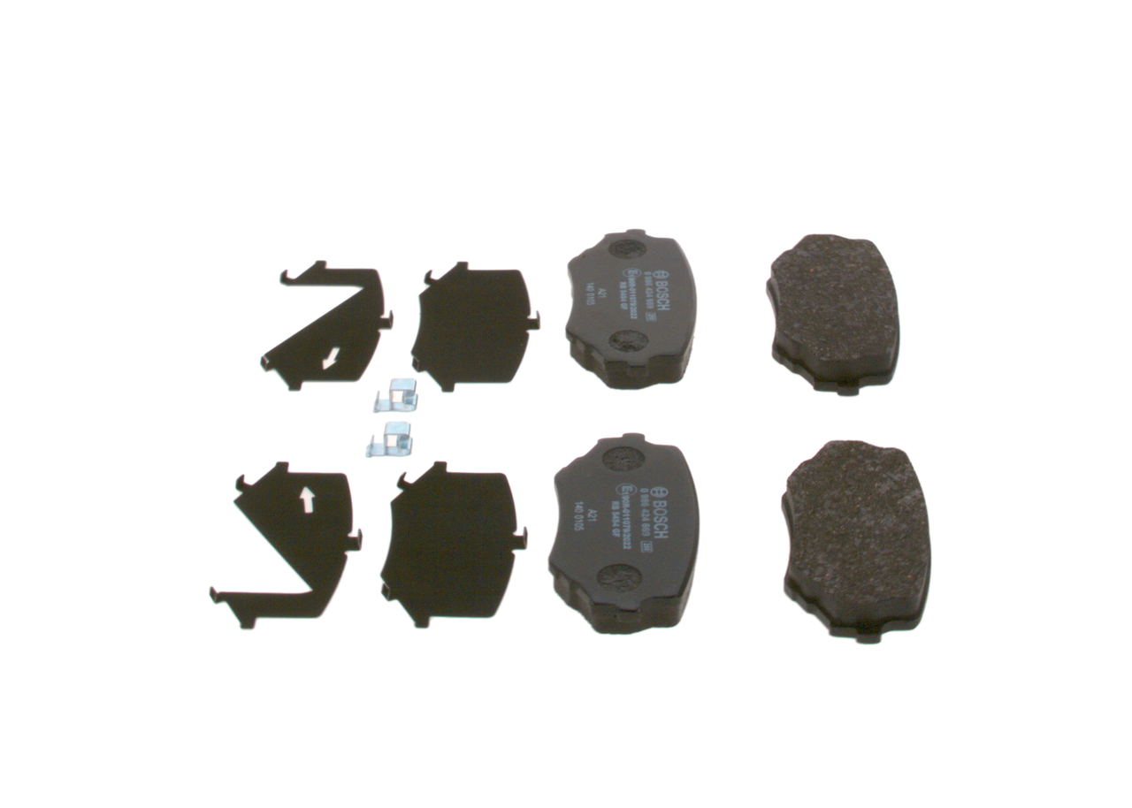 Brake Pad Set, disc brake - 0 986 424 658 BOSCH