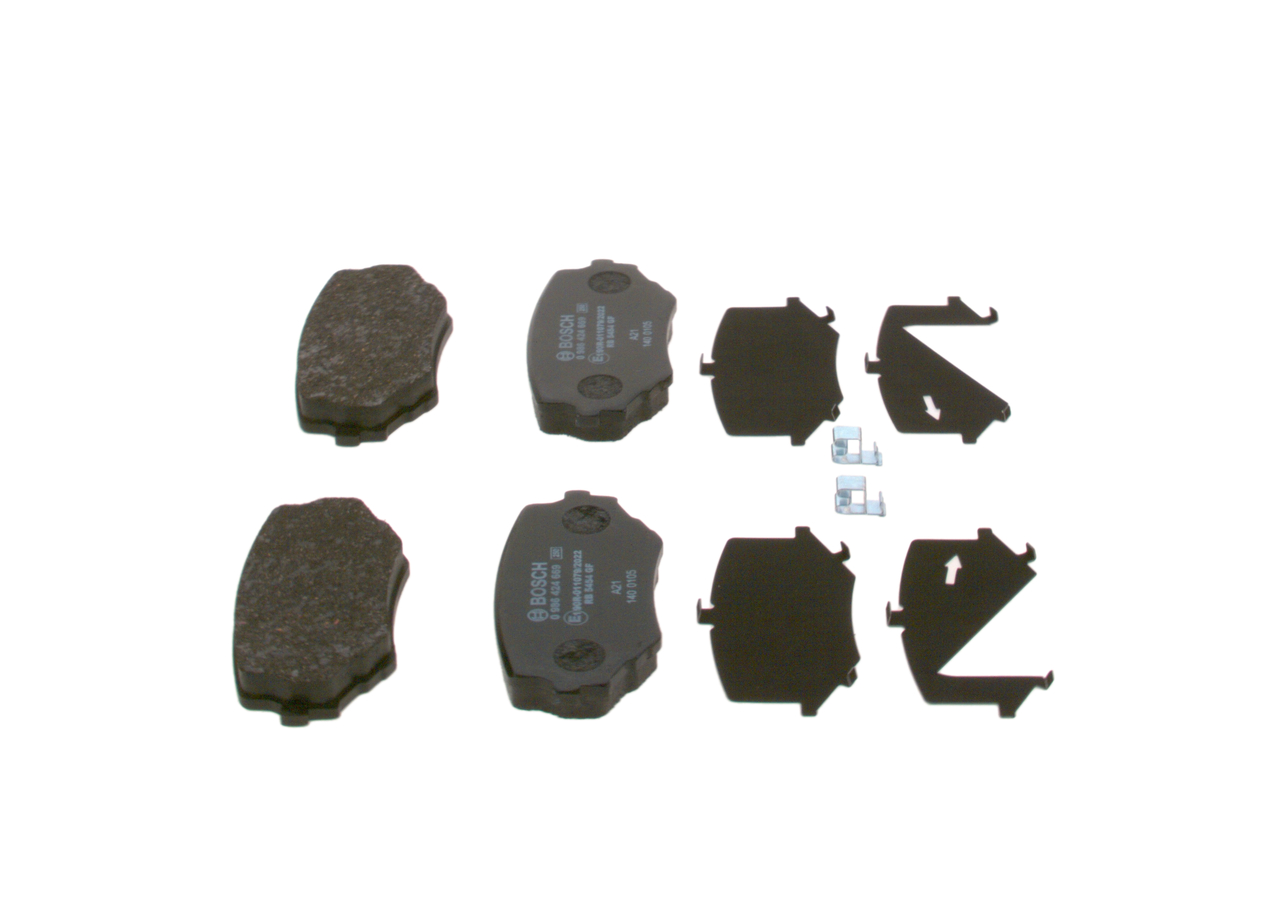 Brake Pad Set, disc brake - 0 986 424 658 BOSCH